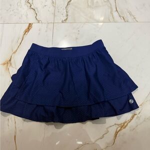 Lija Textured Navy Mini Skirt